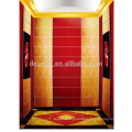Alta qualidade villa elevador com rose cabine dourada